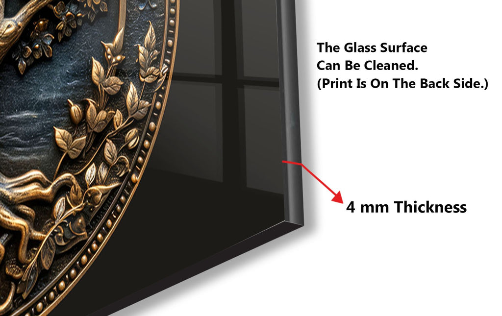 Brown Tree of Life - Tempered Glass Kitchen Backsplash-BacksplashArtworks