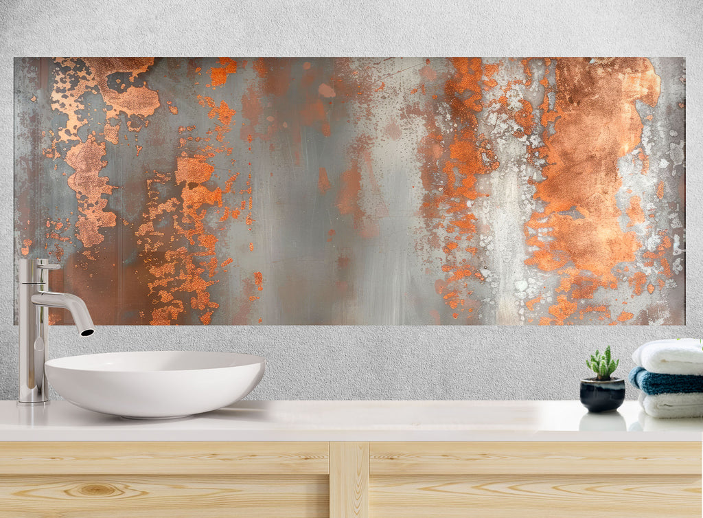 Abstract Tempered Glass Backsplash-BacksplashArtworks