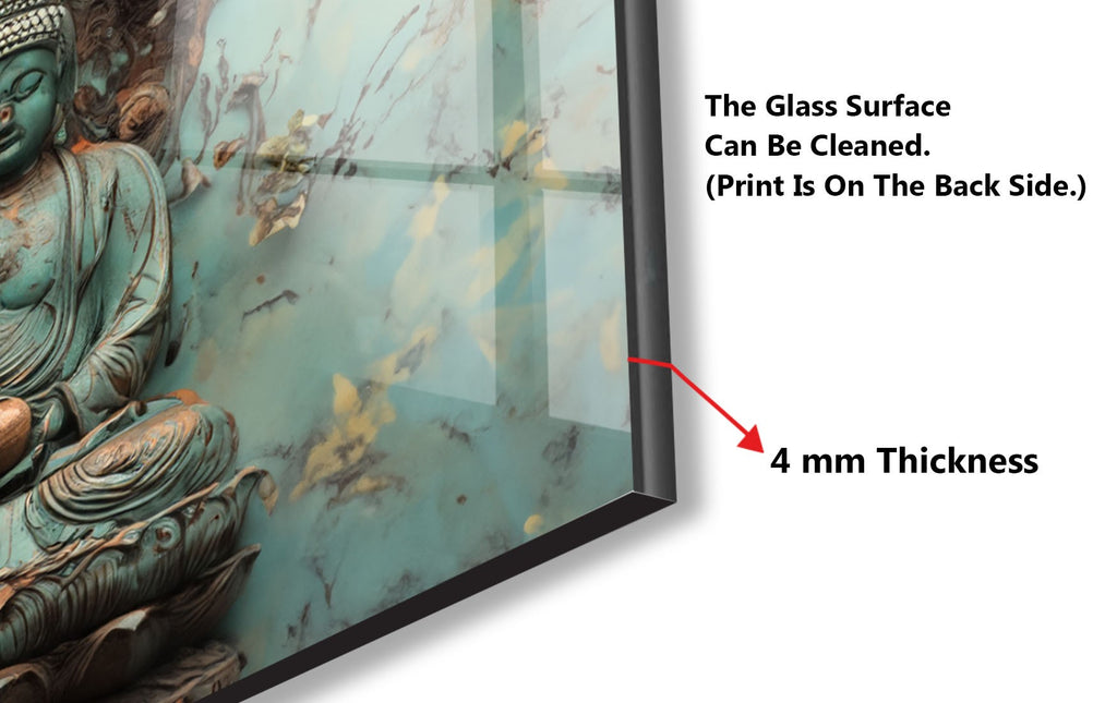 Abstract Tempered Glass Backsplash-BacksplashArtworks