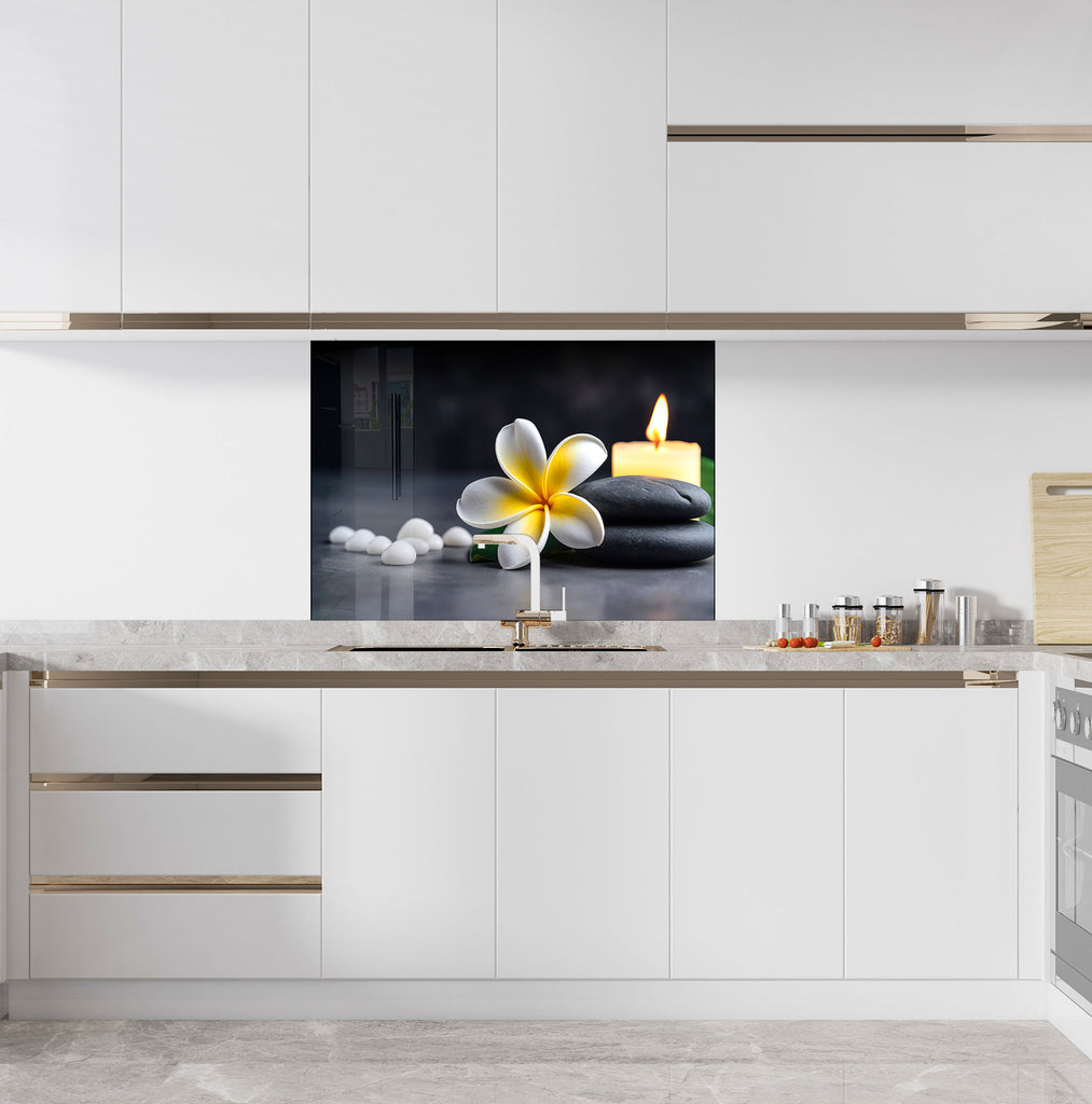 Zen Stones Glass Backsplash-BacksplashArtworks