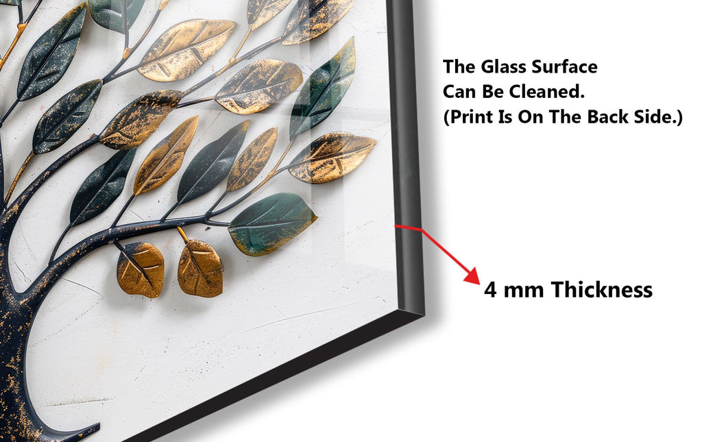 Majestic Tree of Life - Glass Kitchen Backsplash-BacksplashArtworks