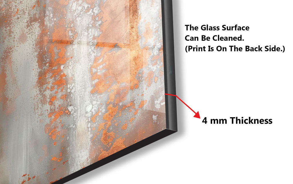 Abstract Tempered Glass Backsplash-BacksplashArtworks