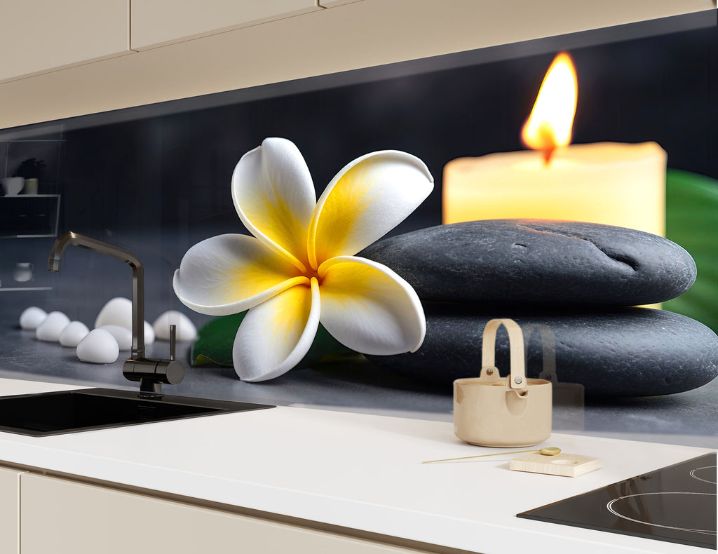Zen Stones Glass Backsplash-BacksplashArtworks