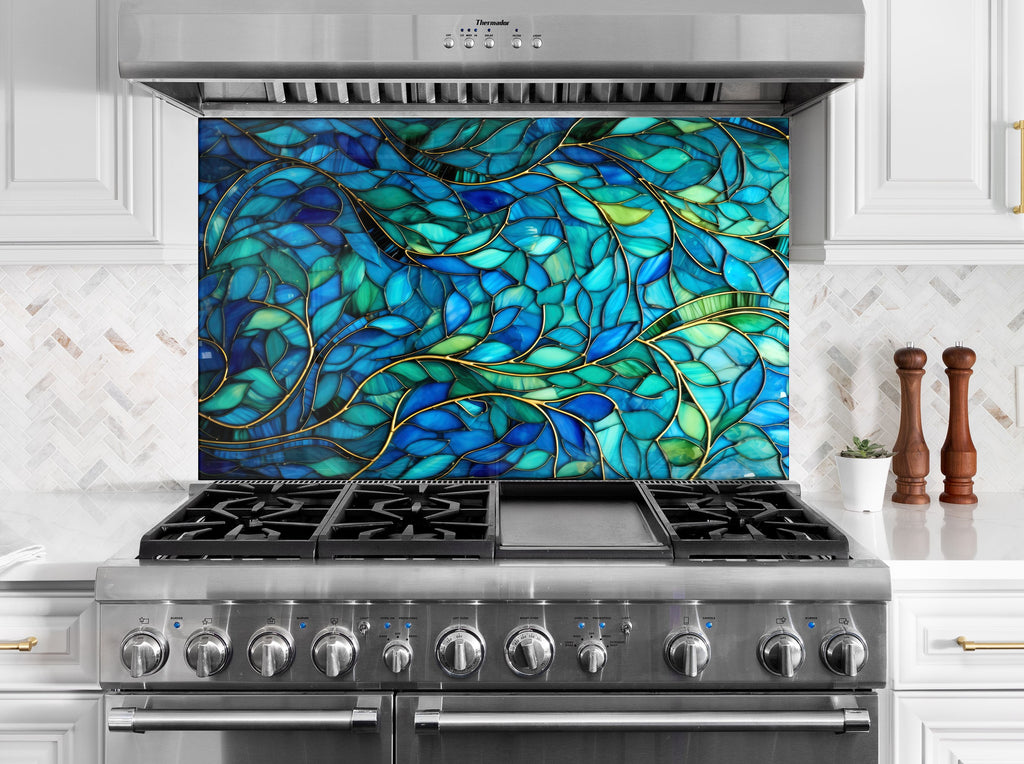 Ocean Breeze Wall Art - Tempered Glass Kitchen Backsplash-BacksplashArtworks