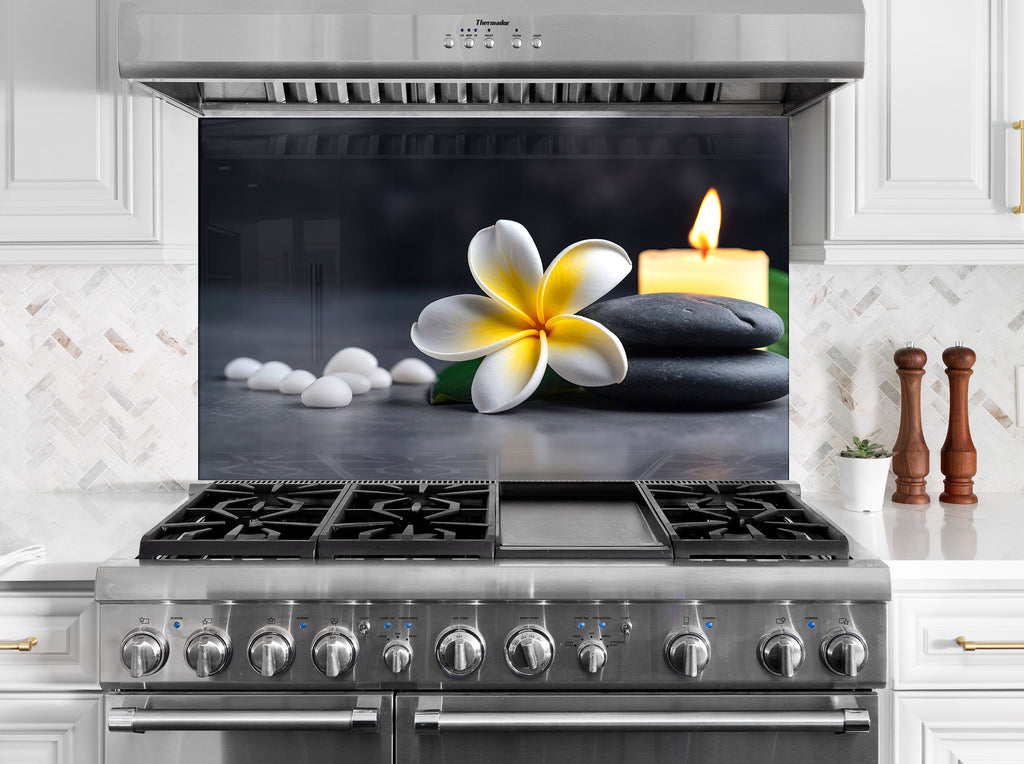 Zen Stones Glass Backsplash-BacksplashArtworks