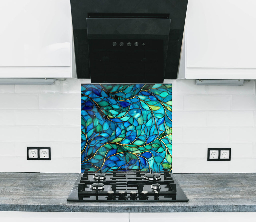 Ocean Breeze Wall Art - Tempered Glass Kitchen Backsplash-BacksplashArtworks