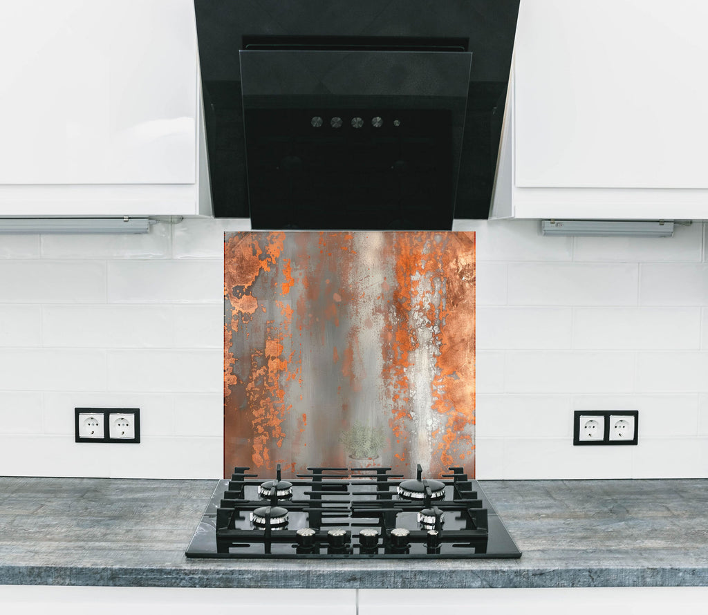 Abstract Tempered Glass Backsplash-BacksplashArtworks