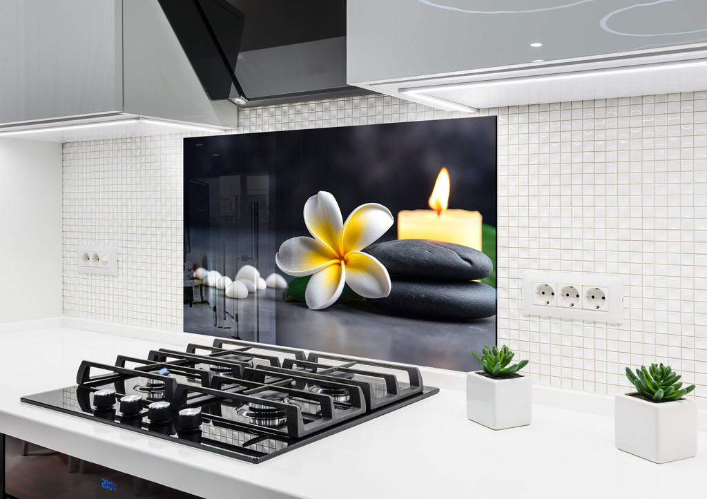 Zen Stones Glass Backsplash-BacksplashArtworks