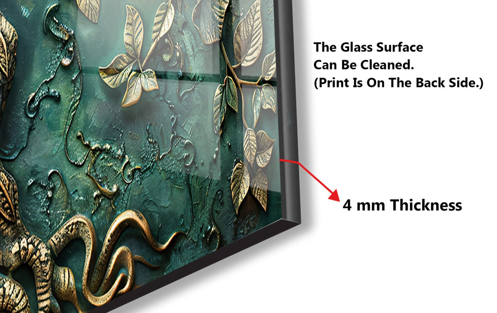 Bronze Tree of Life Stained - Glass Kitchen Backsplash-BacksplashArtworks