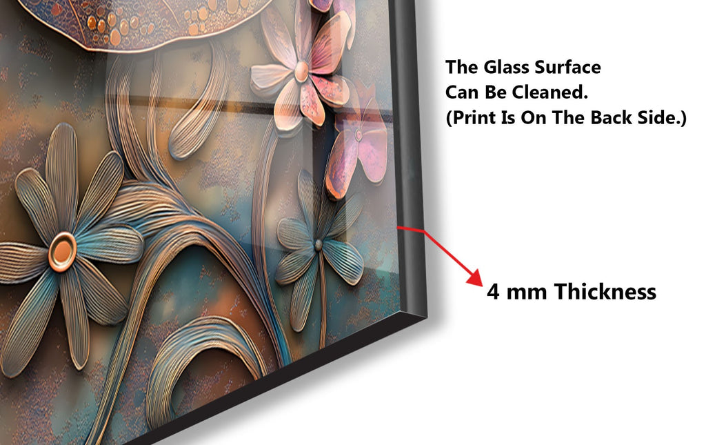 Enchanting Dragonfly - Tempered Glass Kitchen Backsplash-BacksplashArtworks