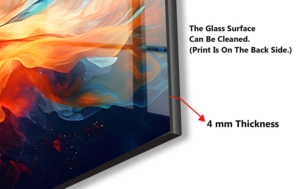 Elemental Fusion - Glass Kitchen Backsplash-BacksplashArtworks