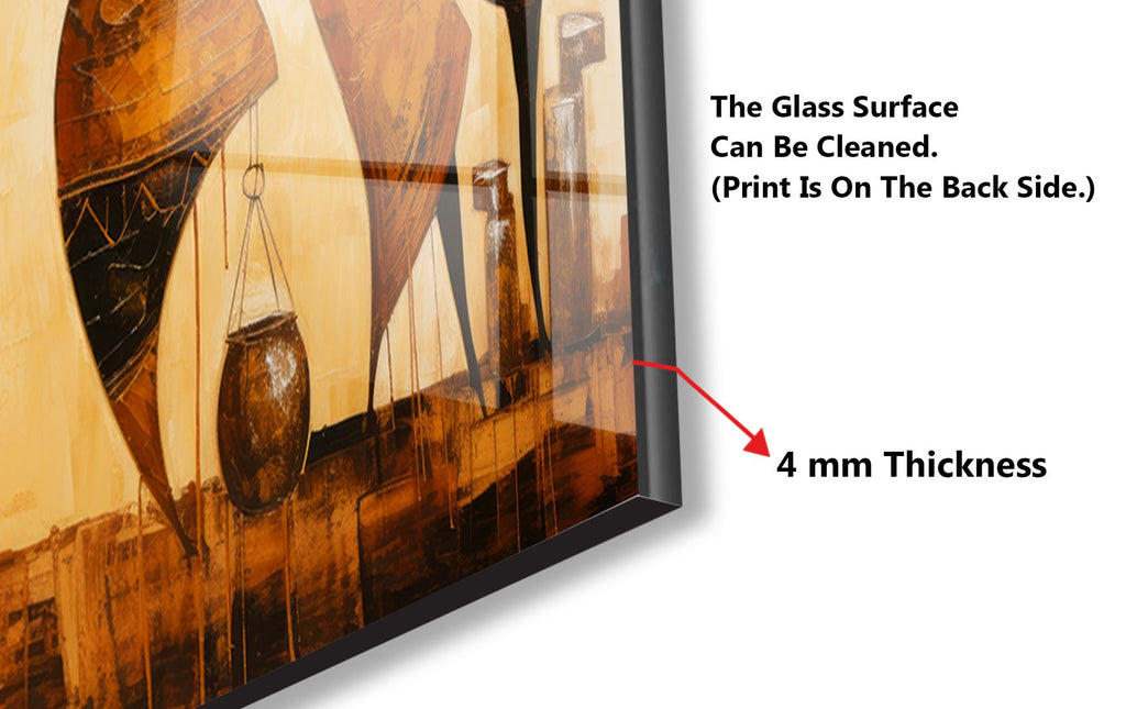 African Heritage - Glass Kitchen Backsplash-BacksplashArtworks