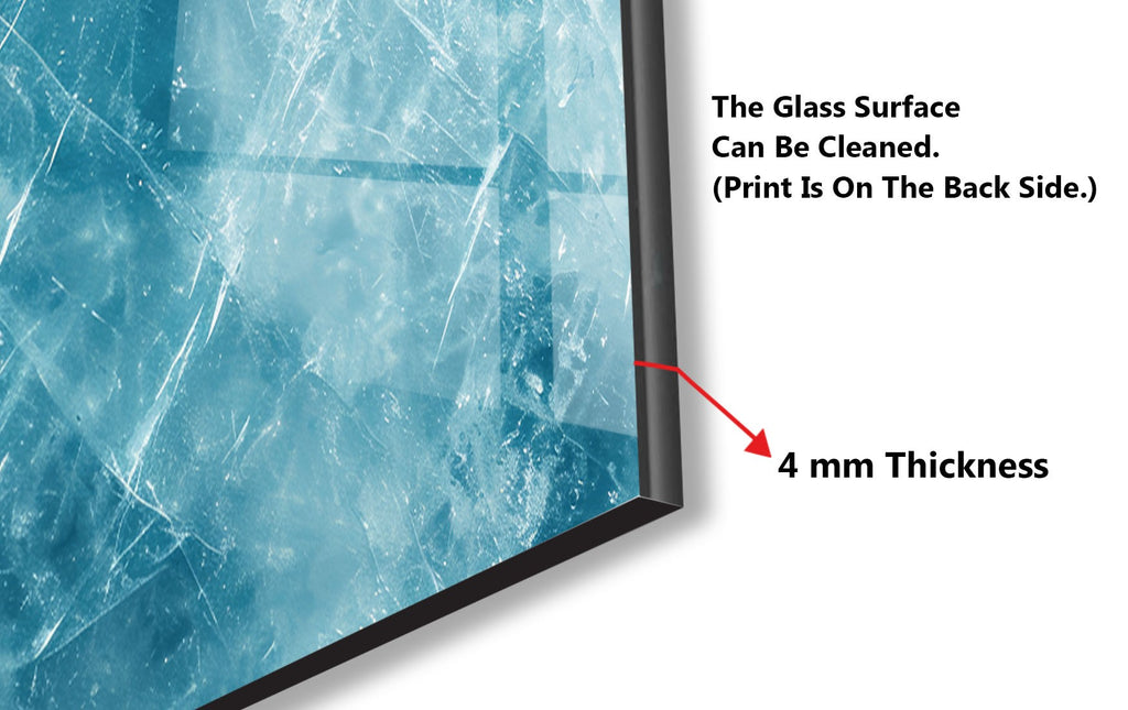 Abstract Tempered Glass Backsplash-BacksplashArtworks