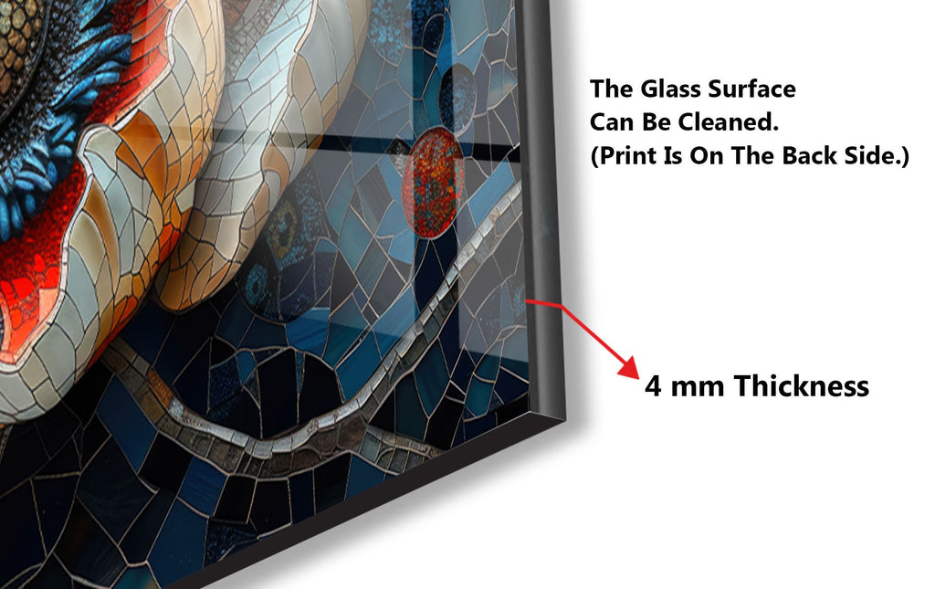 Mosaic Poppy Flower Art - Glass Kitchen Backsplash-BacksplashArtworks