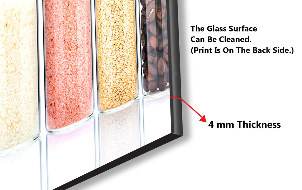 Spice & Grain Collection – Glass Kitchen Backsplash-BacksplashArtworks