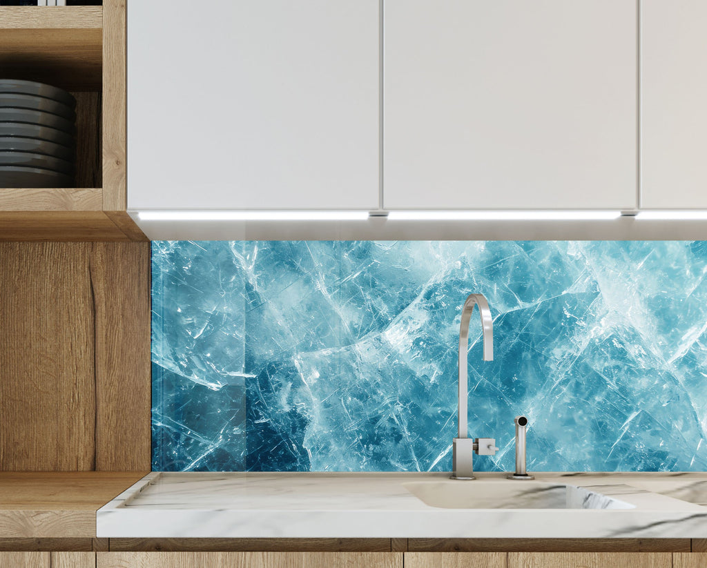 Abstract Tempered Glass Backsplash-BacksplashArtworks