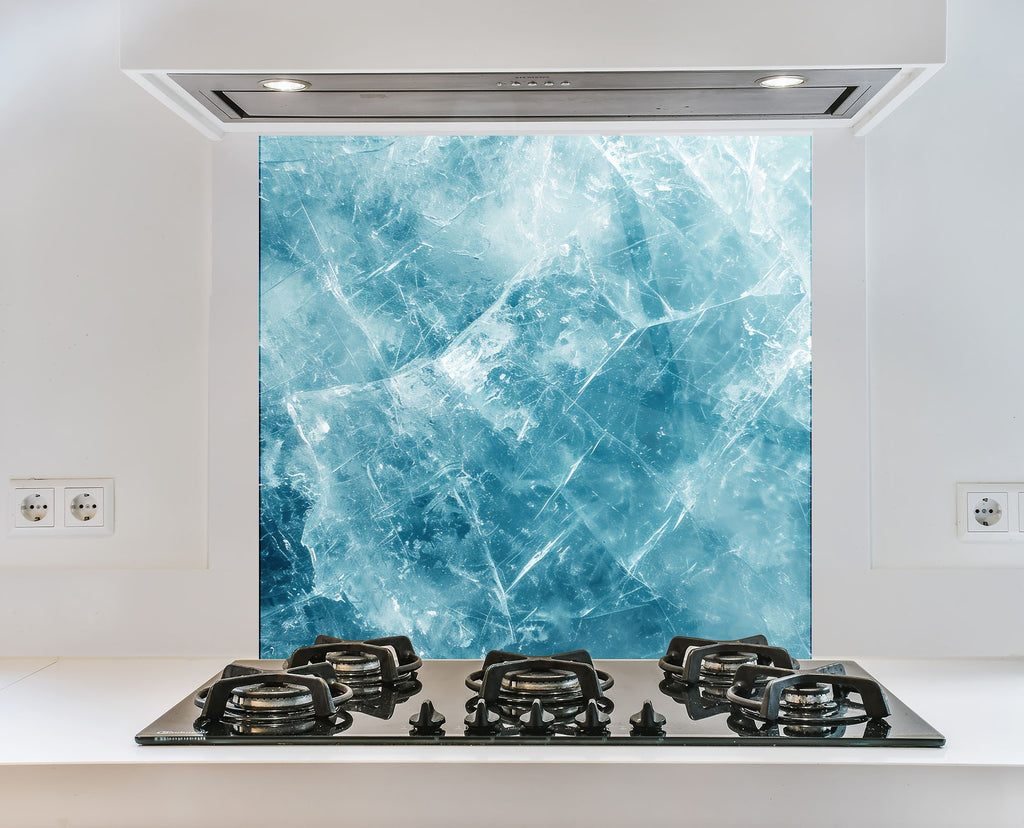 Abstract Tempered Glass Backsplash-BacksplashArtworks