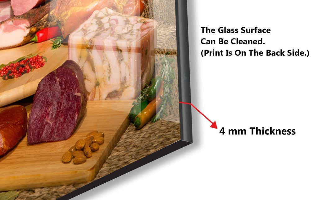 Gourmet Charcuterie Delight – Glass Kitchen Backsplash-BacksplashArtworks
