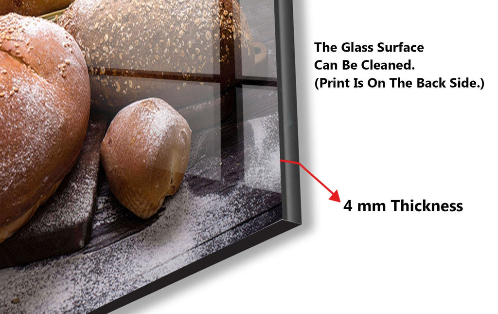 Bakery & Bread – Glass Kitchen Backsplash-BacksplashArtworks