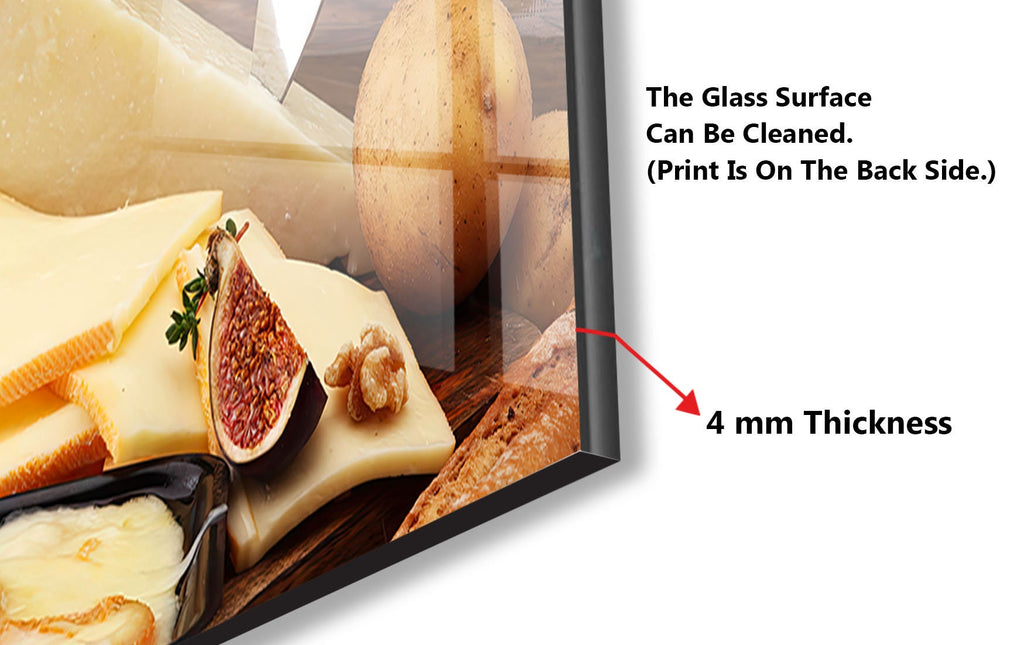 Elegant Wine & Cheese Glass Kitchen Backsplash – Gourmet Pairing-BacksplashArtworks