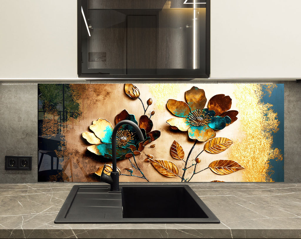 Stained Tempered Glass Backsplash-BacksplashArtworks
