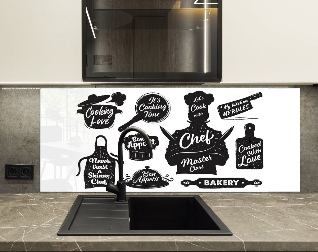 Sign Tempered Glass Backsplash-BacksplashArtworks