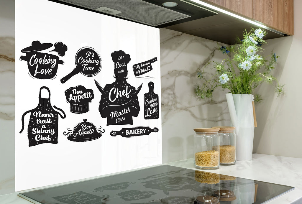 Sign Tempered Glass Backsplash-BacksplashArtworks