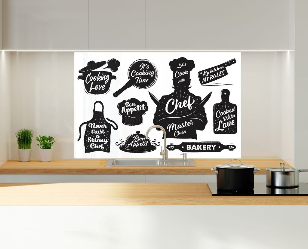 Sign Tempered Glass Backsplash-BacksplashArtworks