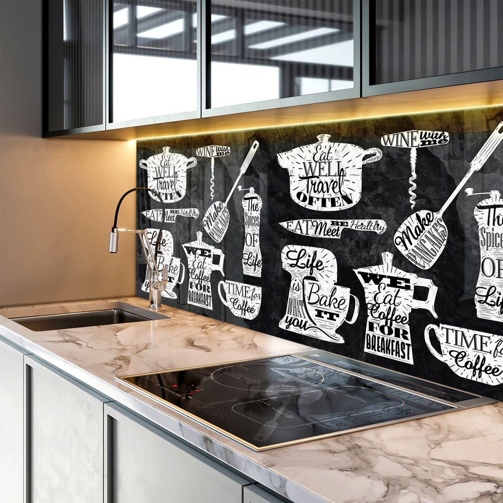 Sign Tempered Glass Backsplash-BacksplashArtworks