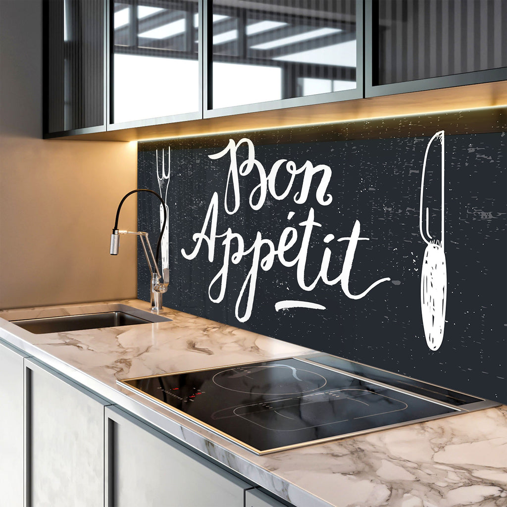 Sign Tempered Glass Backsplash-BacksplashArtworks