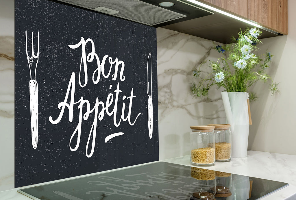 Sign Tempered Glass Backsplash-BacksplashArtworks