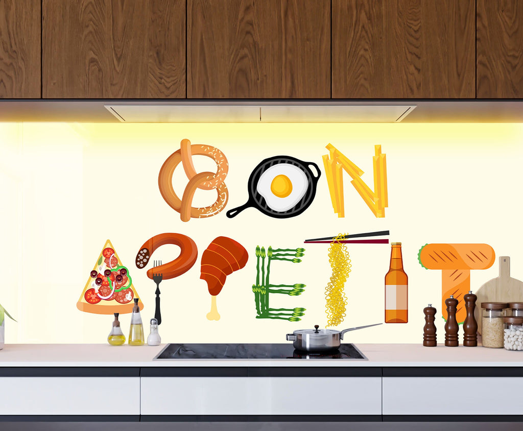 Sign Tempered Glass Backsplash-BacksplashArtworks