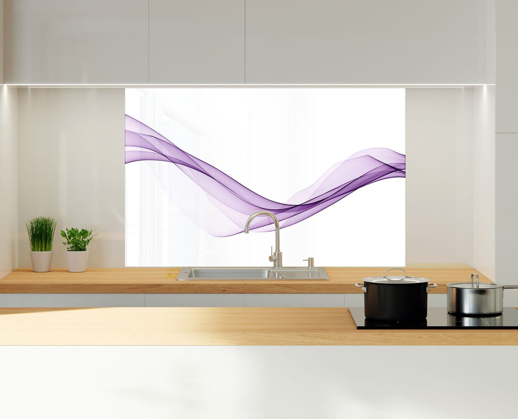 Abstract Tempered Glass Backsplash-BacksplashArtworks