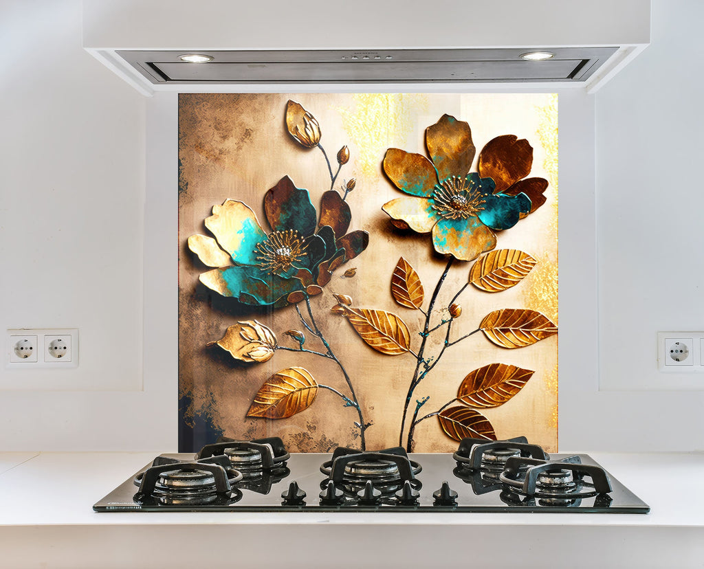 Stained Tempered Glass Backsplash-BacksplashArtworks