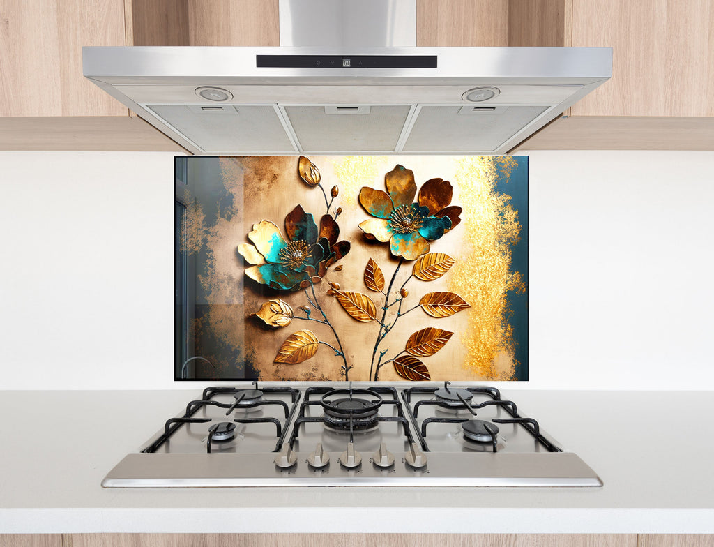 Stained Tempered Glass Backsplash-BacksplashArtworks