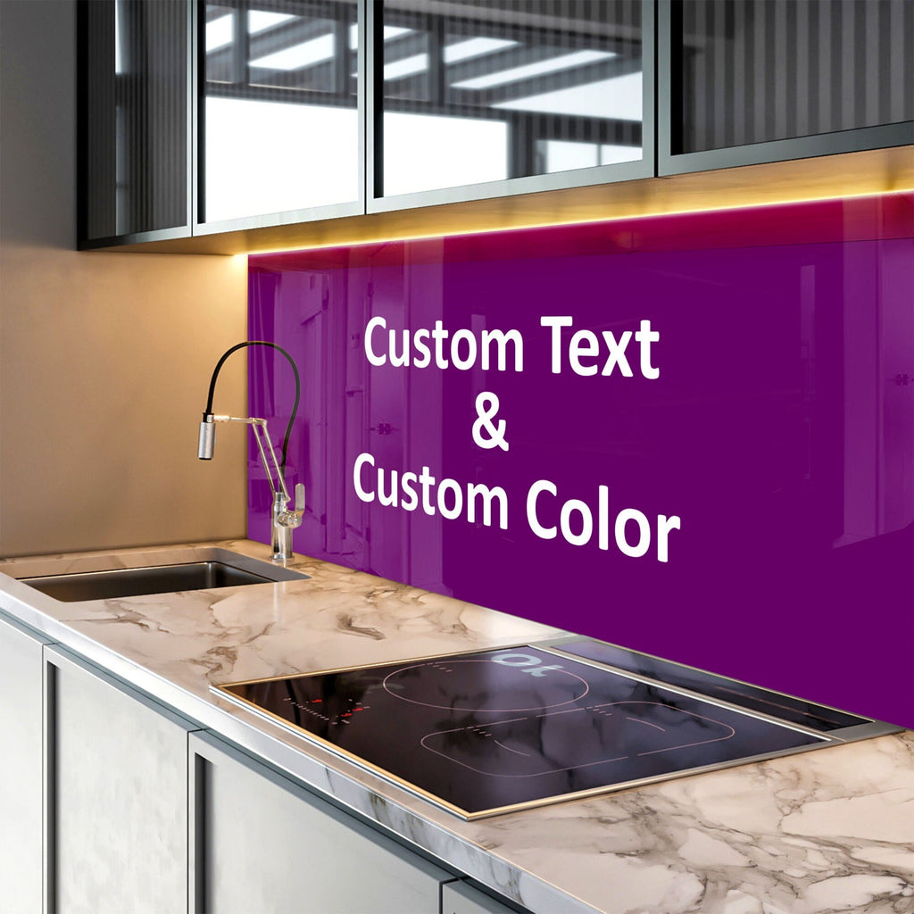 Tempered Glass Custom Text Backsplash-BacksplashArtworks