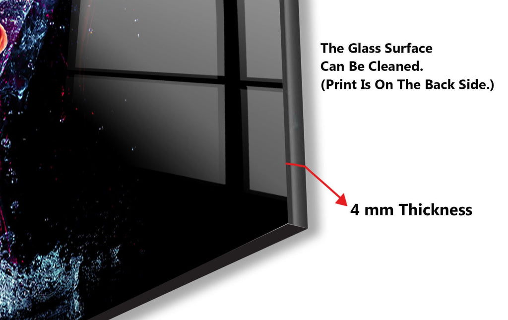 Cosmic Cocktail – Glass Kitchen Backsplash-BacksplashArtworks