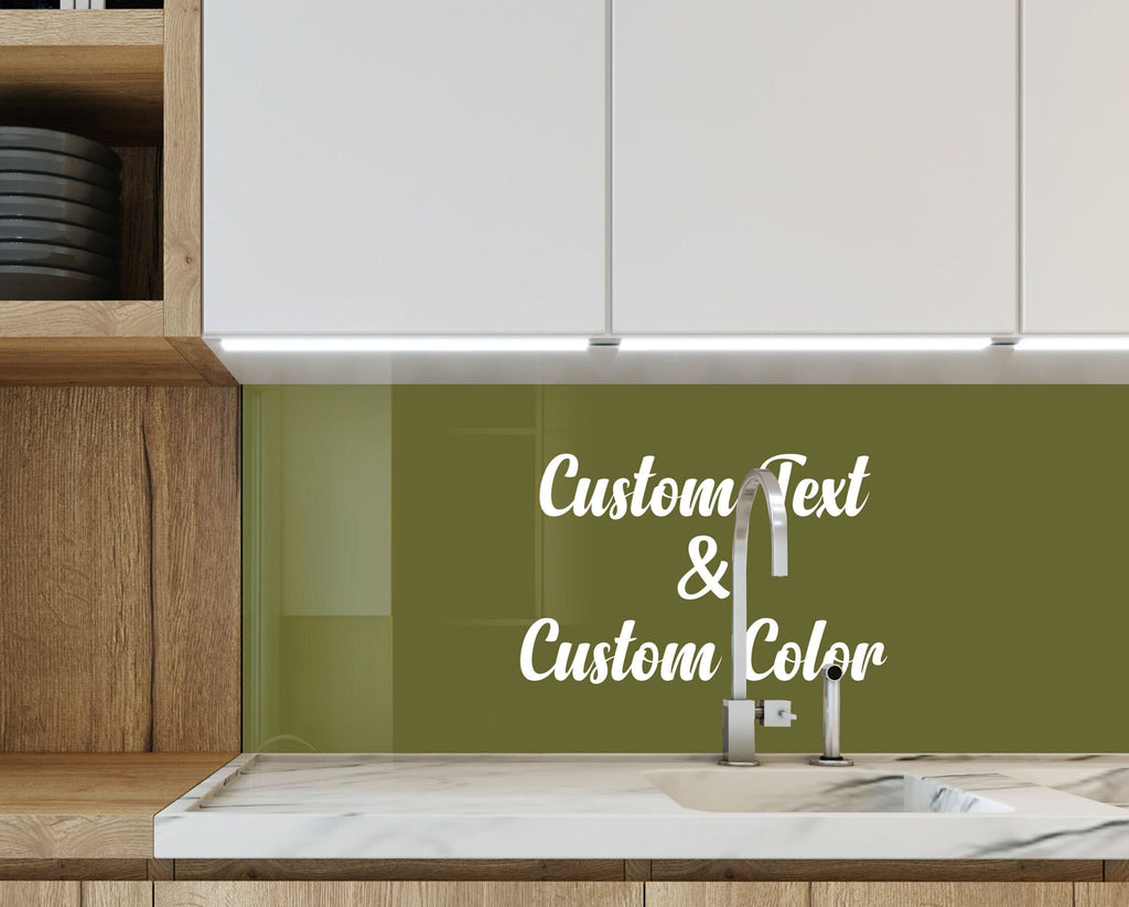 Tempered Glass Custom Text Backsplash-BacksplashArtworks
