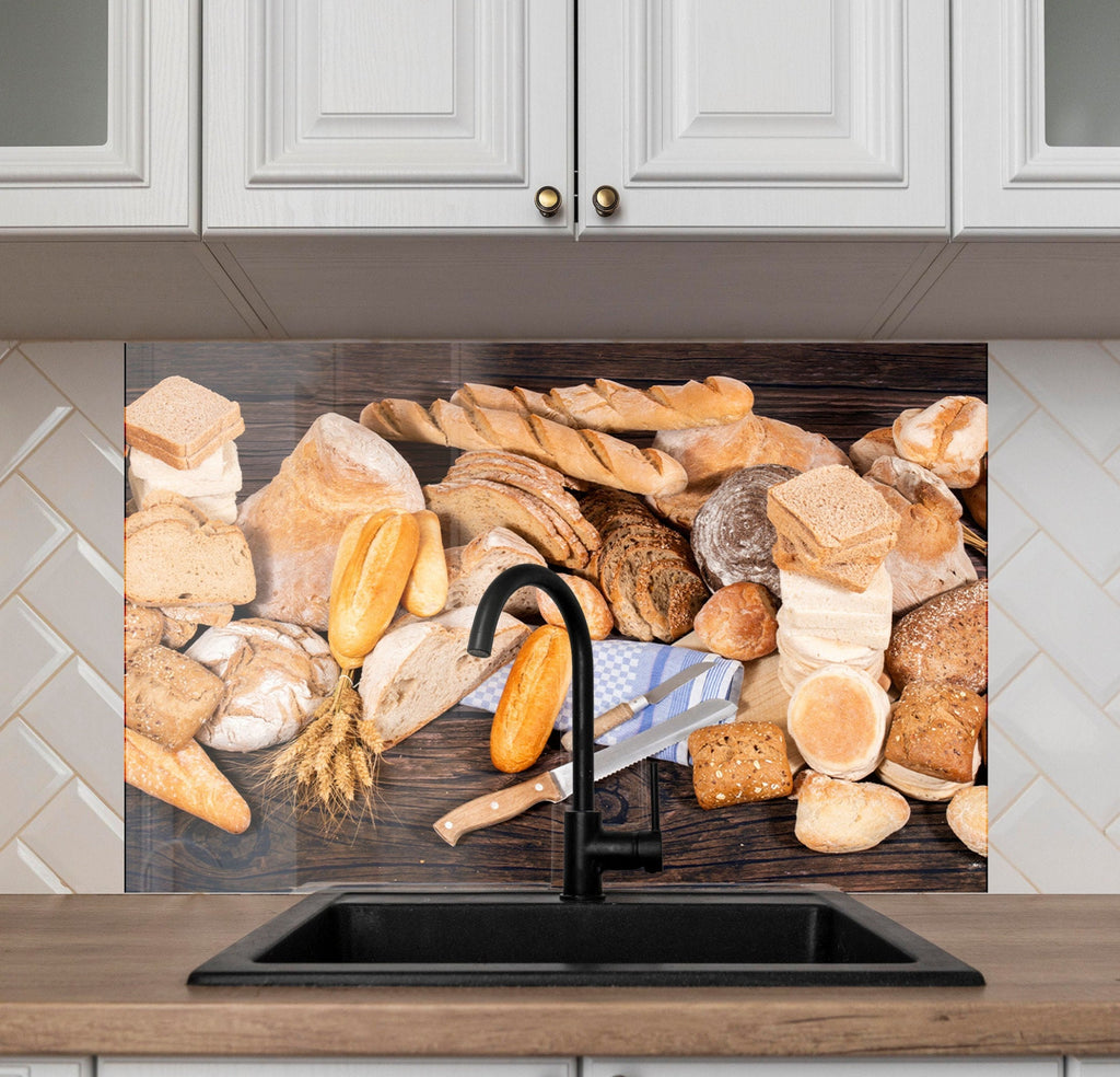 Artisan Bread Collection – Tempered Glass Kitchen Backsplash-BacksplashArtworks