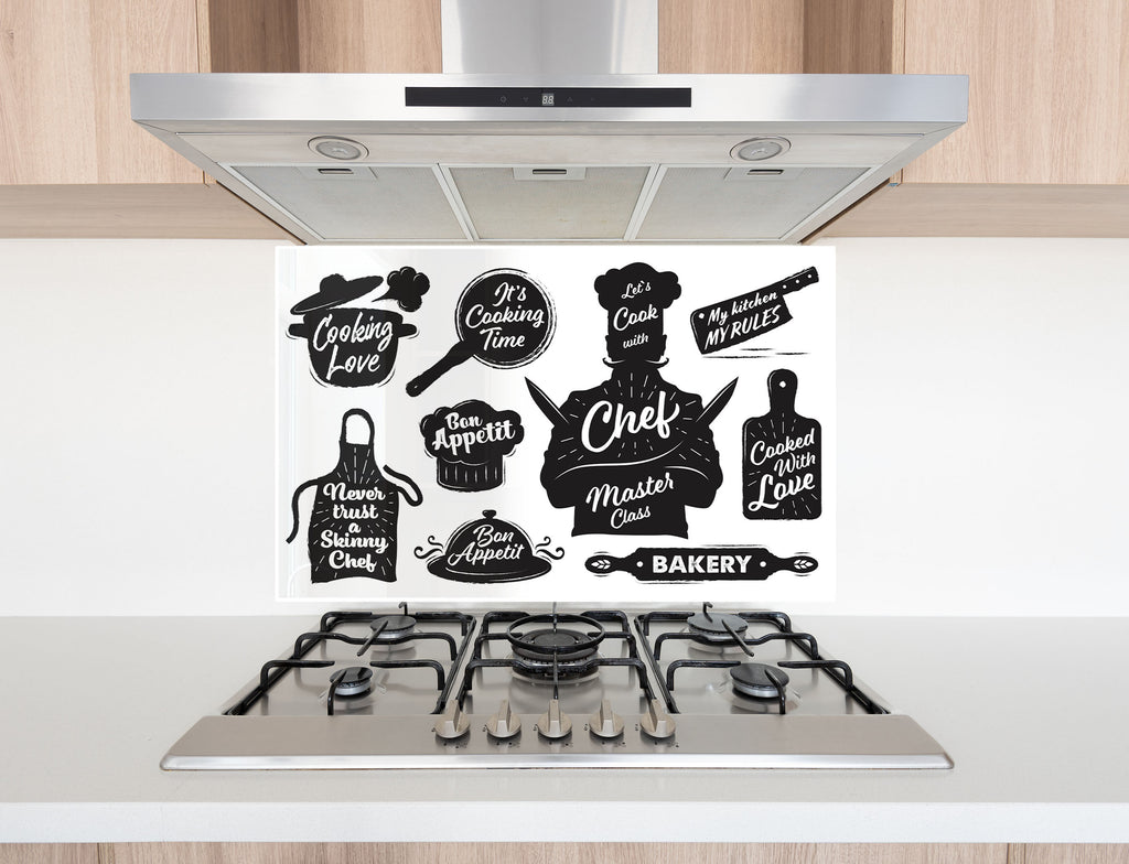 Sign Tempered Glass Backsplash-BacksplashArtworks