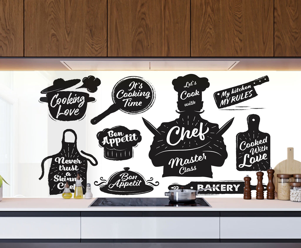 Sign Tempered Glass Backsplash-BacksplashArtworks