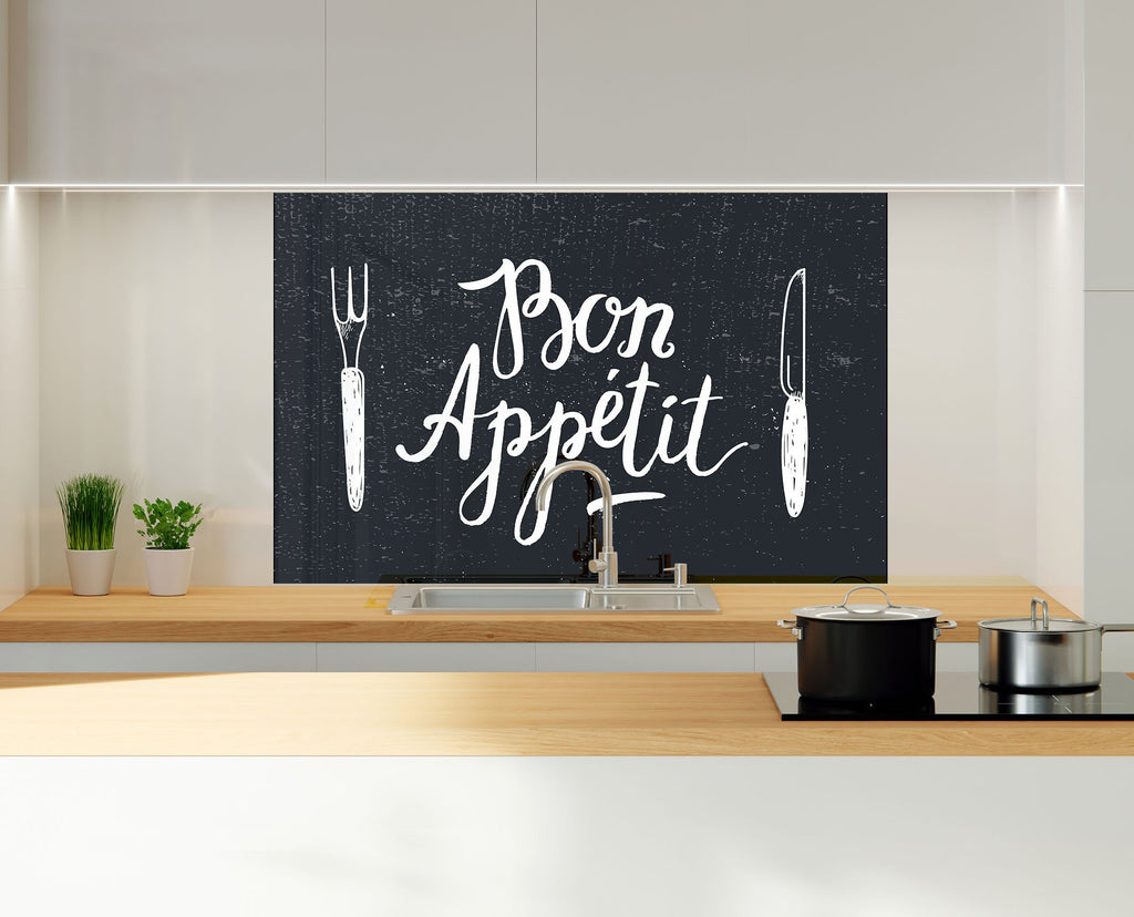 Sign Tempered Glass Backsplash-BacksplashArtworks