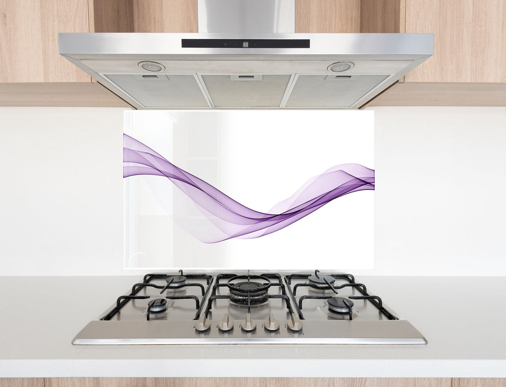 Abstract Tempered Glass Backsplash-BacksplashArtworks