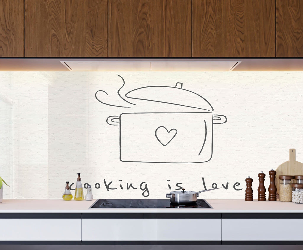 Sign Tempered Glass Backsplash-BacksplashArtworks