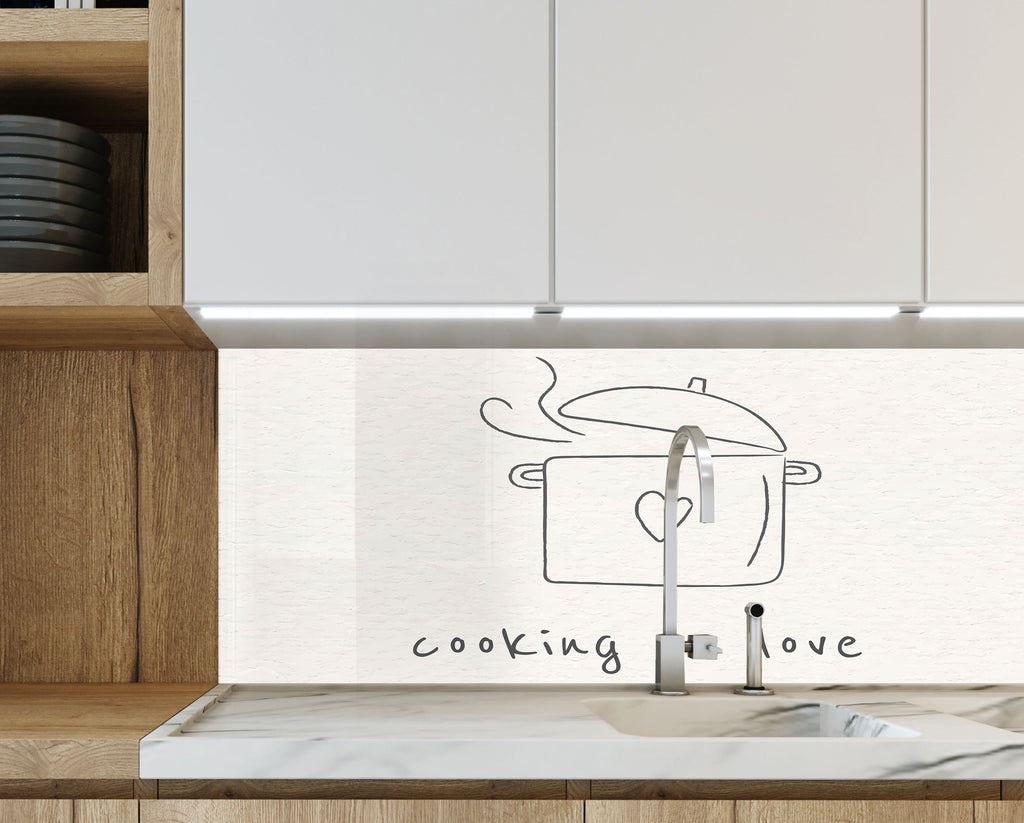 Sign Tempered Glass Backsplash-BacksplashArtworks