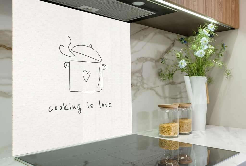 Sign Tempered Glass Backsplash-BacksplashArtworks