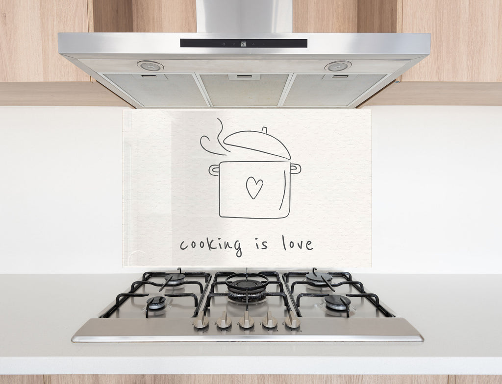 Sign Tempered Glass Backsplash-BacksplashArtworks
