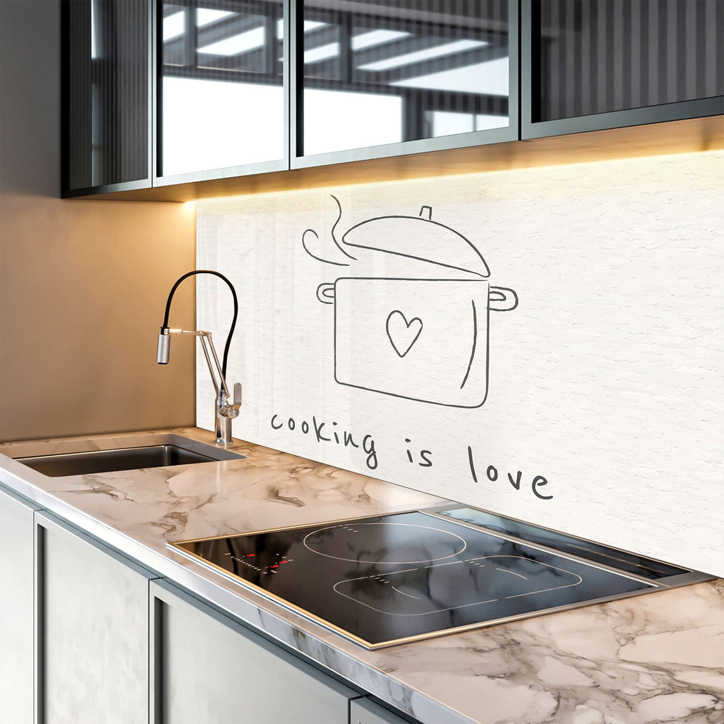 Sign Tempered Glass Backsplash-BacksplashArtworks