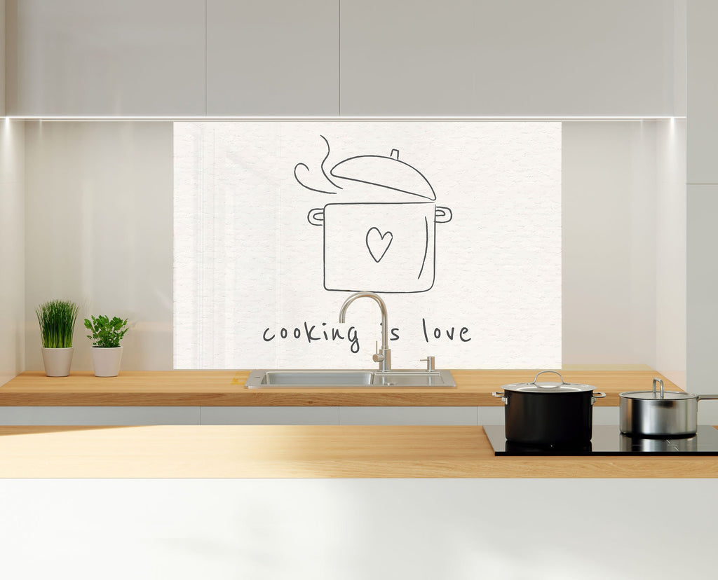 Sign Tempered Glass Backsplash-BacksplashArtworks