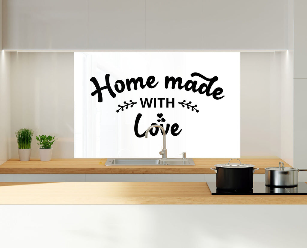 Sign Tempered Glass Backsplash-BacksplashArtworks
